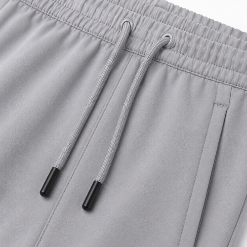 Performance Polyester Sports Shorts – Light Grey | Halliverton